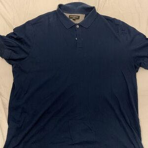 Banana republic navy blue button up
